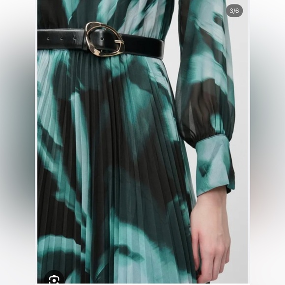 NWOT Ever New Elegant Teal Maxi Dress - Picture 3 of 6